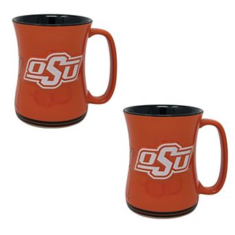 Oklahoma State Cowboys 16oz. Sculpted Barista Mug Two-Pack