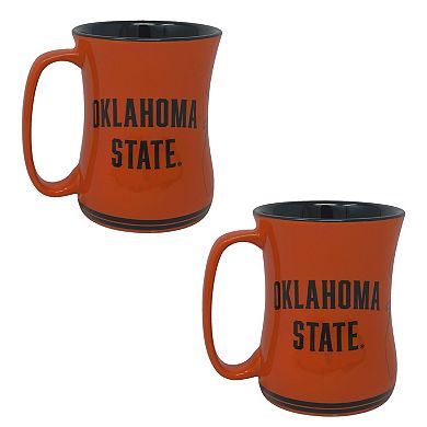 Oklahoma State Cowboys 16oz. Sculpted Barista Mug Two-Pack