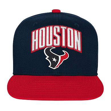 Youth Outerstuff Navy Houston Texans Essentials Adjustable Hat