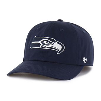 Men's '47 College Navy Seattle Seahawks Foundational Franchise Fitted Hat