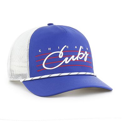 Men's '47 Royal Chicago Cubs Brrr Downburst Mesh Hitch Adjustable Hat