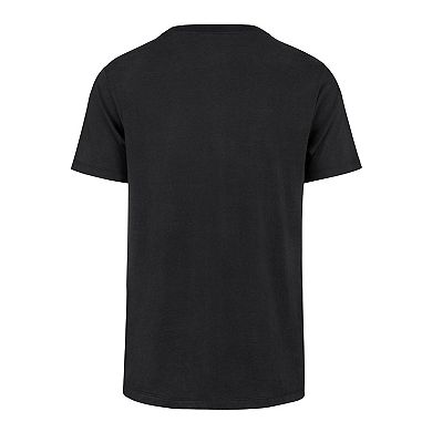 Men's '47 Black Las Vegas Raiders Stripe Splash Franklin Throwback T-Shirt