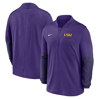 Men's Nike Purple LSU Tigers One Goal Performance Half-Zip Pullover
