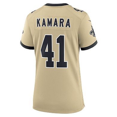 Women's Nike Alvin Kamara Gold New Orleans Saints Gameday Golds Alternate Game Player Jersey