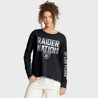 Women's Fanatics Black Las Vegas Raiders Hometown Legacy Long Sleeve T-Shirt