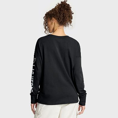 Women's Fanatics Black Las Vegas Raiders Hometown Legacy Long Sleeve T-Shirt