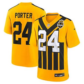Men's Nike Joey Porter Jr. Gold Pittsburgh Steelers Alternate 1933 Throwback Game Jersey