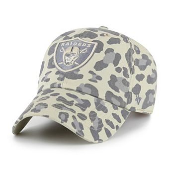 Women's '47 Gray Las Vegas Raiders Bagheera Clean Up Adjustable Hat