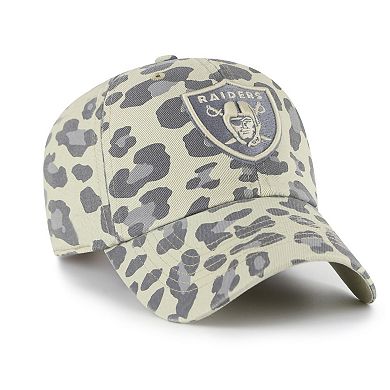 Women's '47 Gray Las Vegas Raiders Bagheera Clean Up Adjustable Hat