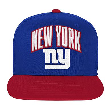 Youth Outerstuff Royal New York Giants Essentials Adjustable Hat