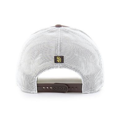 Men's '47 Brown/White San Diego Padres Fairway Trucker Adjustable Hat