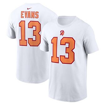 Men's Nike Mike Evans White '76 Tampa Bay Buccaneers 50th Season Name & Number T-Shirt