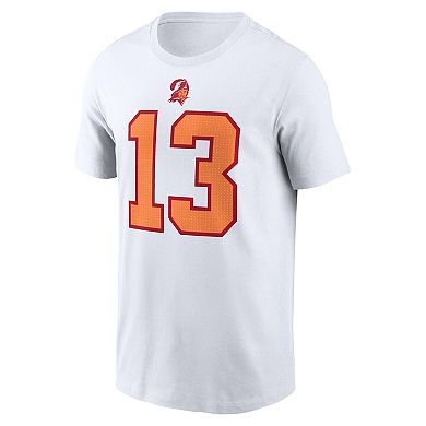 Men's Nike Mike Evans White '76 Tampa Bay Buccaneers 50th Season Name & Number T-Shirt
