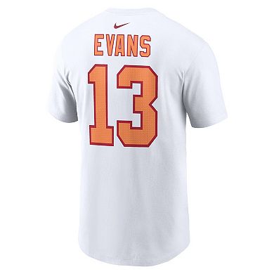 Men's Nike Mike Evans White '76 Tampa Bay Buccaneers 50th Season Name & Number T-Shirt
