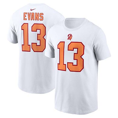 Men's Nike Mike Evans White '76 Tampa Bay Buccaneers 50th Season Name & Number T-Shirt