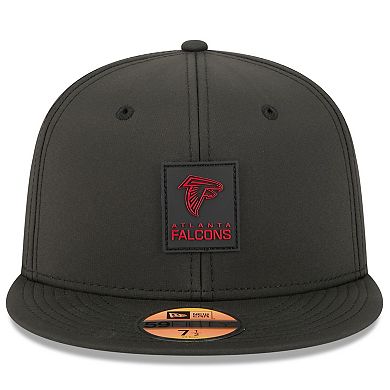 Men's New Era Black Atlanta Falcons 2025 Sideline 59FIFTY Fitted Hat