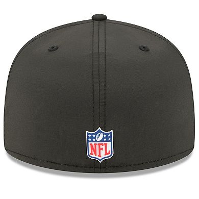 Men's New Era Black Atlanta Falcons 2025 Sideline 59FIFTY Fitted Hat