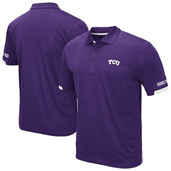Men's Colosseum Purple TCU Horned Frogs Santry Polo
