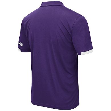 Men's Colosseum Purple TCU Horned Frogs Santry Polo