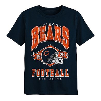 Preschool Outerstuff Navy Chicago Bears Kick Off T-Shirt