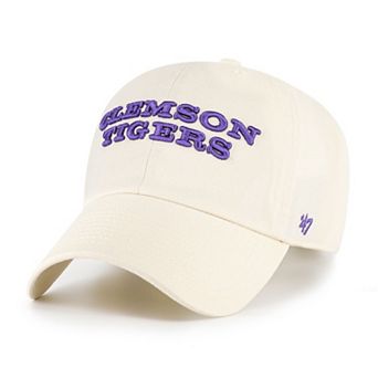 Men's '47 Sand Clemson Tigers Vault Clean Up Adjustable Hat