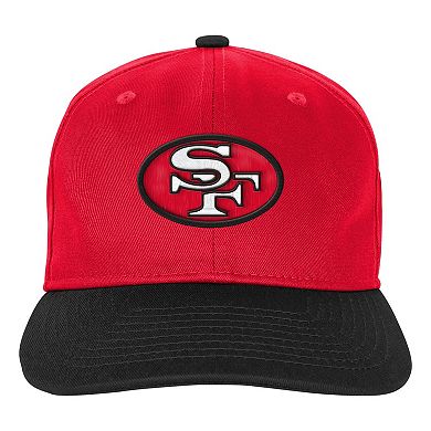 Youth Outerstuff Scarlet San Francisco 49ers True Retro Adjustable Hat