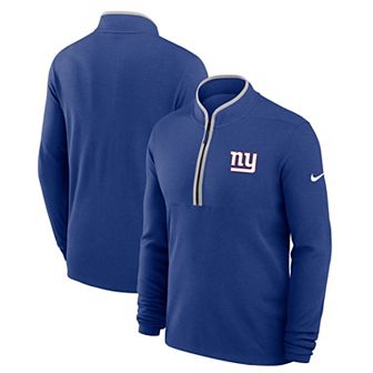 Men's Nike Royal New York Giants Lightweight Victory Performance Half-Zip Pullover