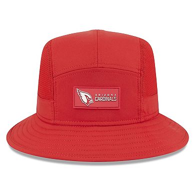 Men's New Era Cardinal Arizona Cardinals 2025 Sideline Bucket Hat