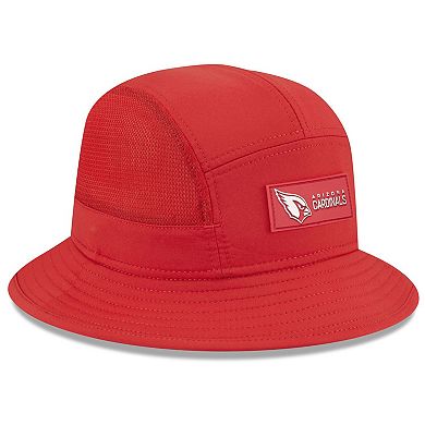 Men's New Era Cardinal Arizona Cardinals 2025 Sideline Bucket Hat