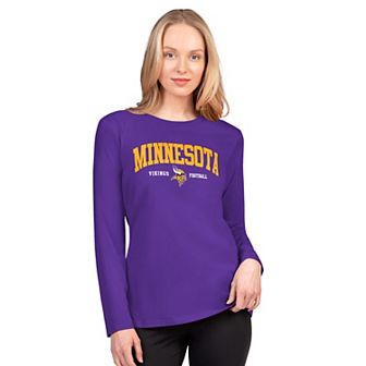 Women's G-III 4Her by Carl Banks Purple Minnesota Vikings Best Play Long Sleeve T-Shirt
