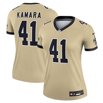 Women's Nike Alvin Kamara Gold New Orleans Saints Gameday Golds Alternate Legend Player Performance Top