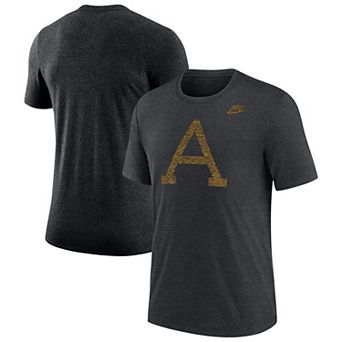 Men's Nike Heather Charcoal Army Black Knights West Point Classic Collection Tri-Blend T-Shirt
