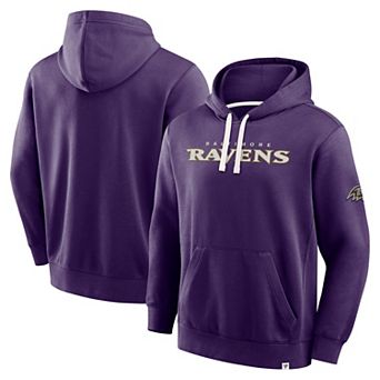 Men's Fanatics Purple Baltimore Ravens New Horizons Heritage Pullover Hoodie