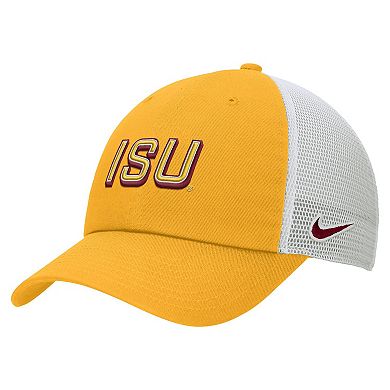 Men's Nike Gold Iowa State Cyclones On-Field Club Adjustable Trucker Hat