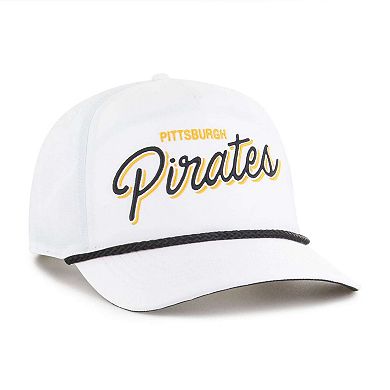 Men's '47 White Pittsburgh Pirates Brrr Fairway Hitch Adjustable Hat