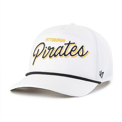 Men's '47 White Pittsburgh Pirates Brrr Fairway Hitch Adjustable Hat