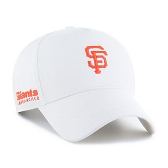 Men's '47 White San Francisco Giants Foundational Pinch Offside Adjustable Hat