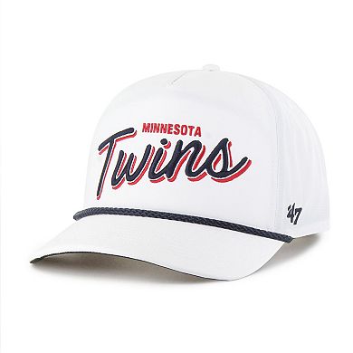 Men's '47 White Minnesota Twins Brrr Fairway Hitch Adjustable Hat