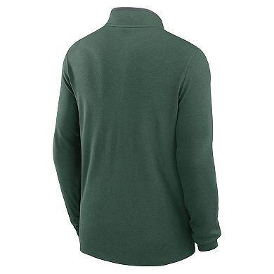 Men's Nike Green Green Bay Packers Lightweight Victory Performance Half-Zip Pullover