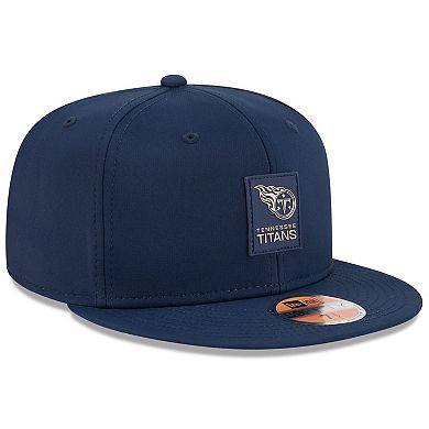 Men's New Era Navy Tennessee Titans 2025 Sideline 59FIFTY Fitted Hat