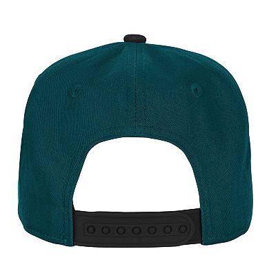 Youth Outerstuff Midnight Green Philadelphia Eagles Essentials Adjustable Hat