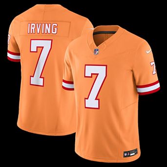 Men's Nike Bucky Irving Orange Tampa Bay Buccaneers Alternate 2 Throwback Vapor F.U.S.E. Limited Jersey