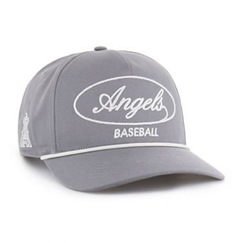 Men's '47 Gray Los Angeles Angels Foundational Hitch Adjustable Hat
