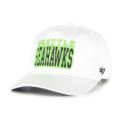 Women's '47 White Seattle Seahawks Outspoken Hitch Adjustable Hat