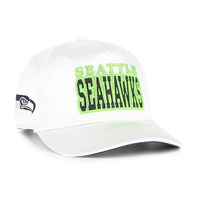 Women's '47 White Seattle Seahawks Outspoken Hitch Adjustable Hat