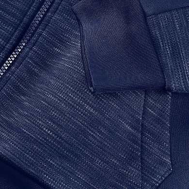 Men's Fanatics College Navy Seattle Seahawks Checkdown Pass Full-Zip Hoodie