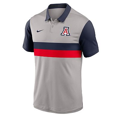 Men's Nike Gray/Navy Arizona Wildcats Vapor Performance Polo