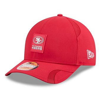 Youth New Era Scarlet San Francisco 49ers 2025 Sideline 9FORTY Adjustable Hat