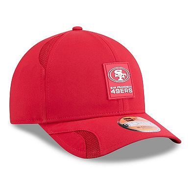 Youth New Era Scarlet San Francisco 49ers 2025 Sideline 9FORTY Adjustable Hat