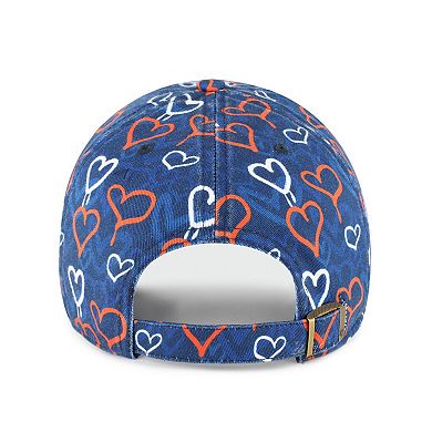 Girls Toddler '47 Navy Denver Broncos Mural Clean Up Adjustable Hat